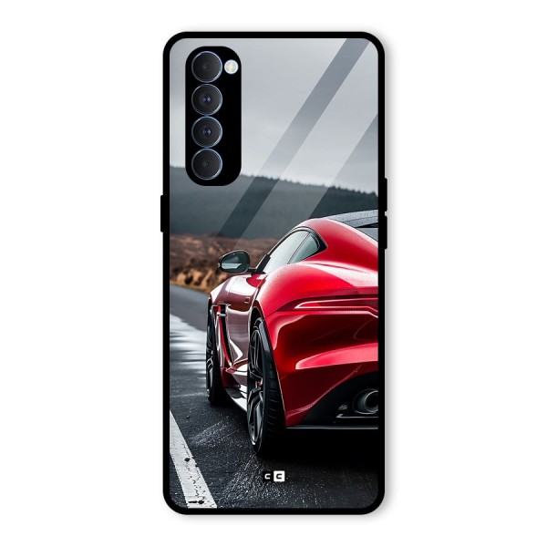 The Royal Car Glass Back Case for Oppo Reno4 Pro