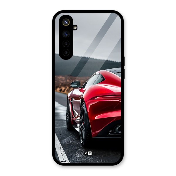 The Royal Car Glass Back Case for Realme 6