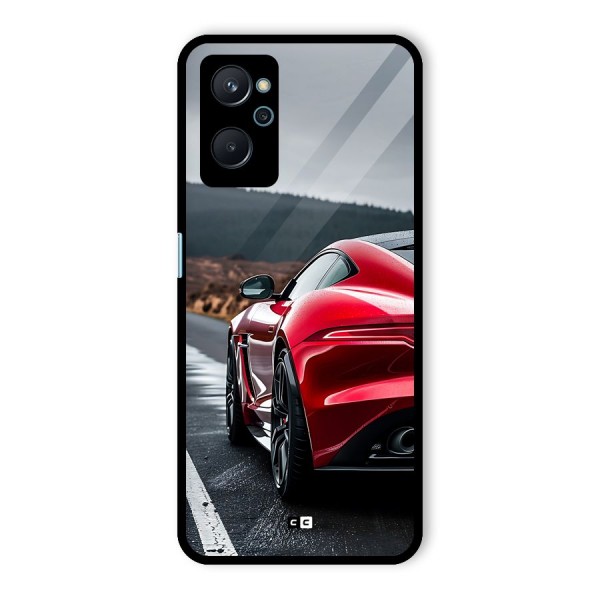 The Royal Car Glass Back Case for Realme 9i