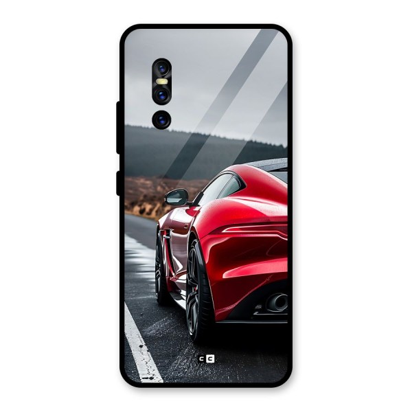 The Royal Car Glass Back Case for Vivo V15 Pro