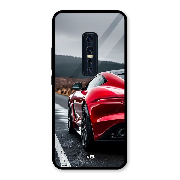 The Royal Car Glass Back Case for Vivo V17 Pro