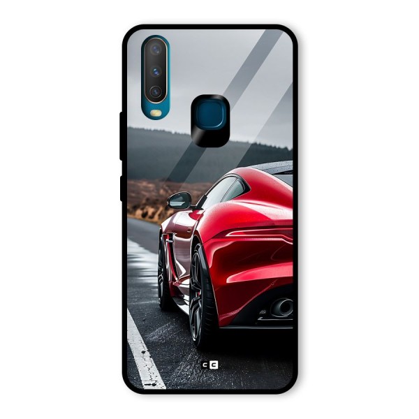 The Royal Car Glass Back Case for Vivo Y12