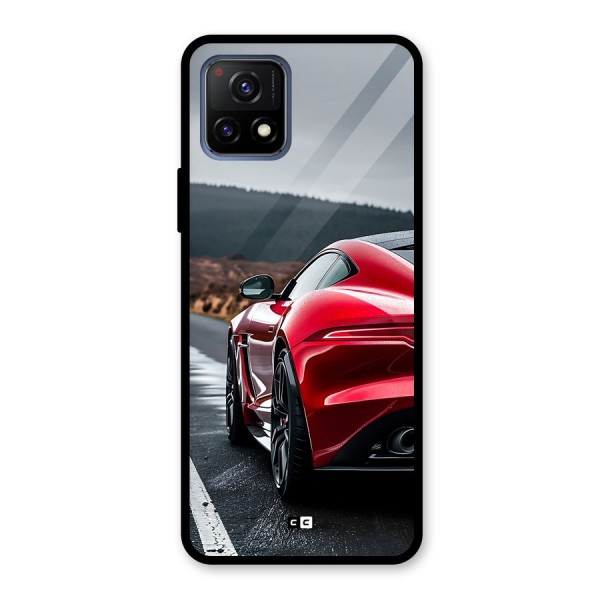 The Royal Car Glass Back Case for Vivo Y72 5G