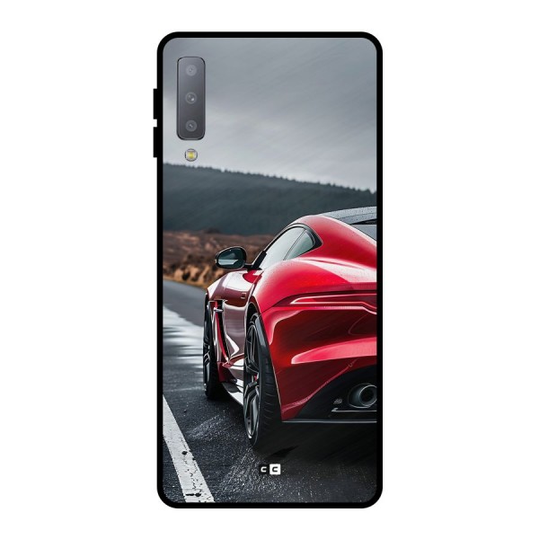 The Royal Car Metal Back Case for Galaxy A7 (2018)