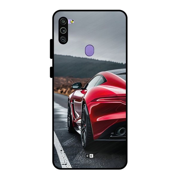 The Royal Car Metal Back Case for Galaxy M11