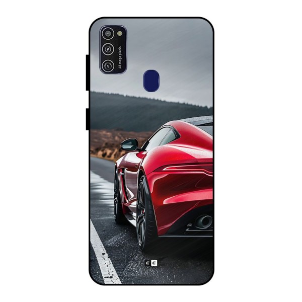 The Royal Car Metal Back Case for Galaxy M21