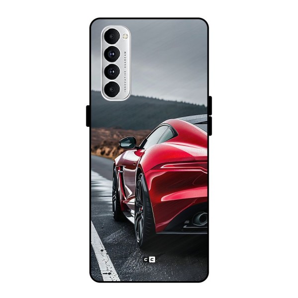 The Royal Car Metal Back Case for Oppo Reno4 Pro