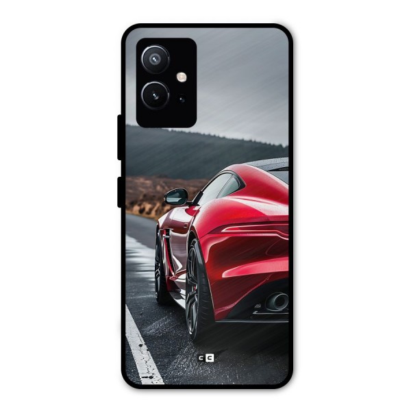 The Royal Car Metal Back Case for Vivo T1 5G