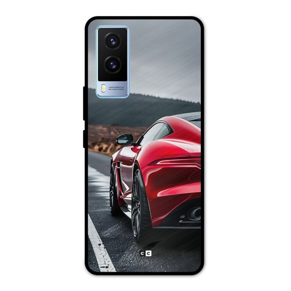 The Royal Car Metal Back Case for Vivo V21e 5G