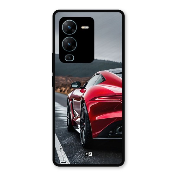 The Royal Car Metal Back Case for Vivo V25 Pro