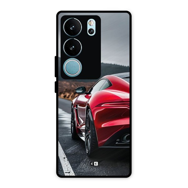 The Royal Car Metal Back Case for Vivo V29 Pro