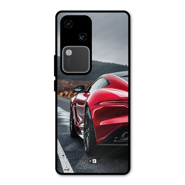 The Royal Car Metal Back Case for Vivo V30