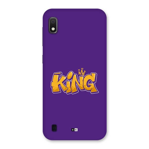 The Royal King Back Case for Galaxy A10