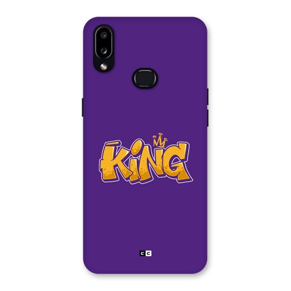 The Royal King Back Case for Galaxy A10s