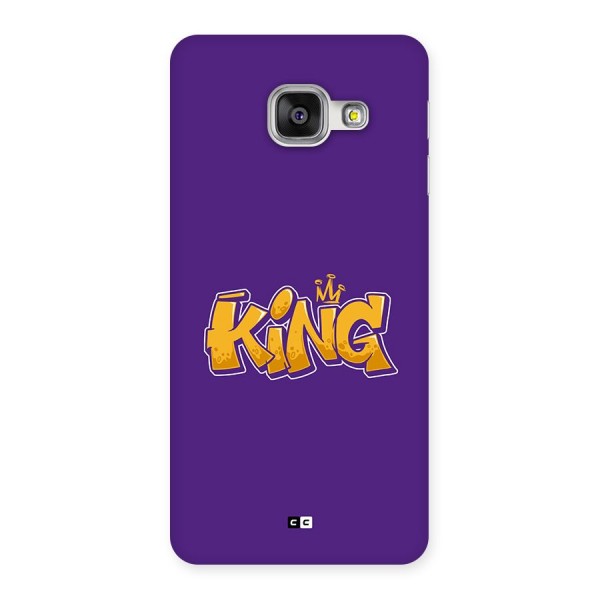 The Royal King Back Case for Galaxy A3 (2016)