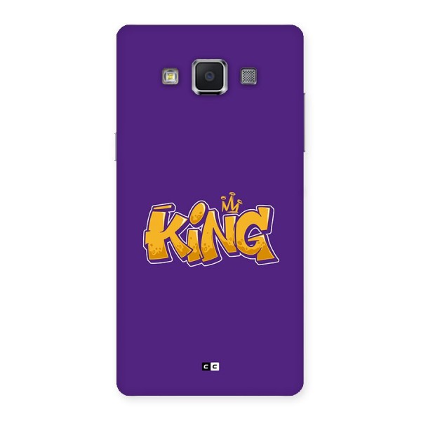 The Royal King Back Case for Galaxy A5