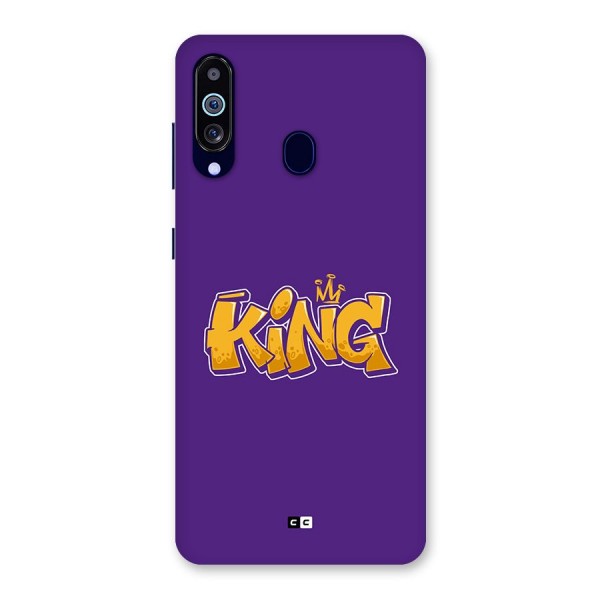 The Royal King Back Case for Galaxy A60