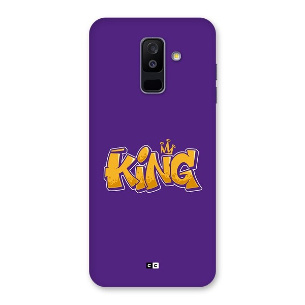 The Royal King Back Case for Galaxy A6 Plus