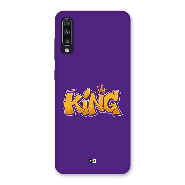 The Royal King Back Case for Galaxy A70s