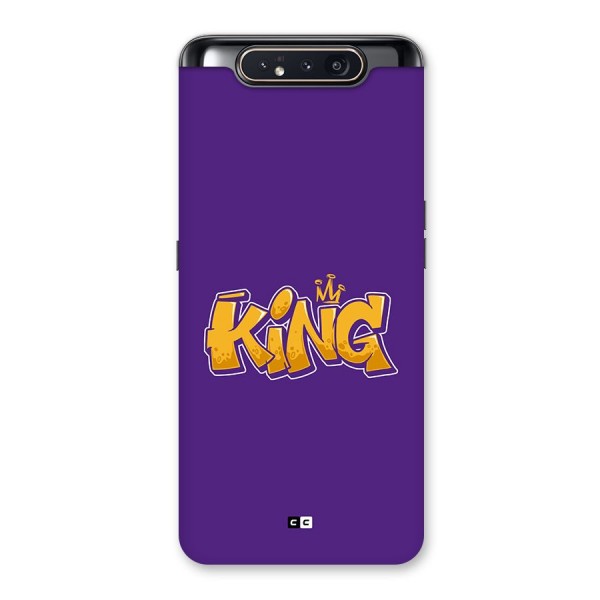 The Royal King Back Case for Galaxy A80