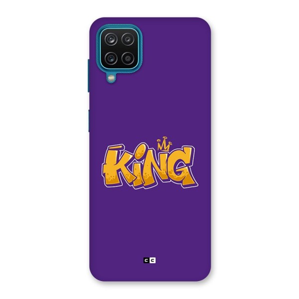 The Royal King Back Case for Galaxy F12