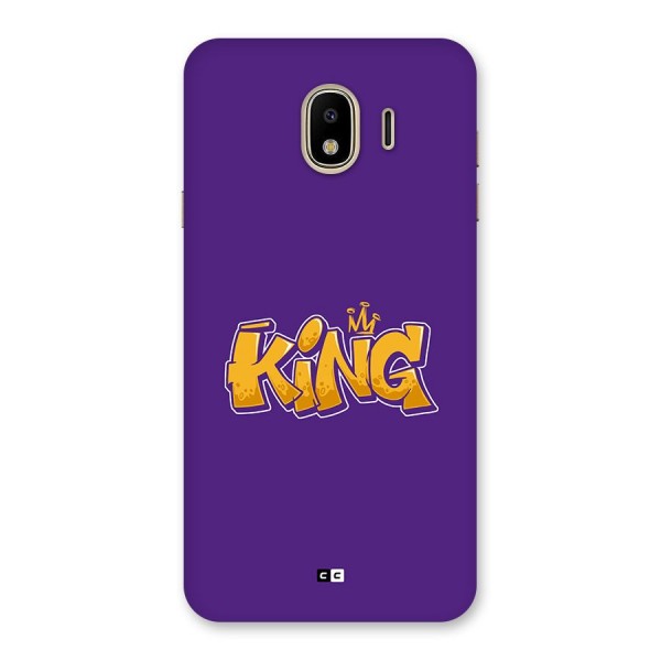 The Royal King Back Case for Galaxy J4