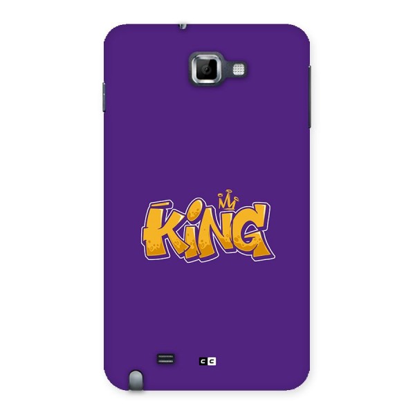 The Royal King Back Case for Galaxy Note