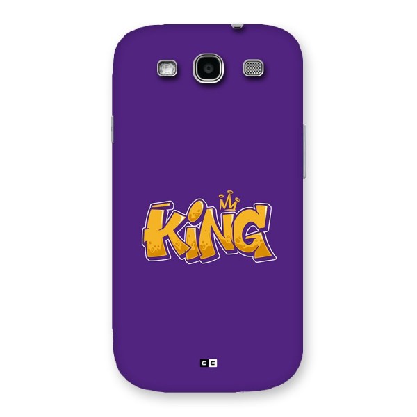 The Royal King Back Case for Galaxy S3