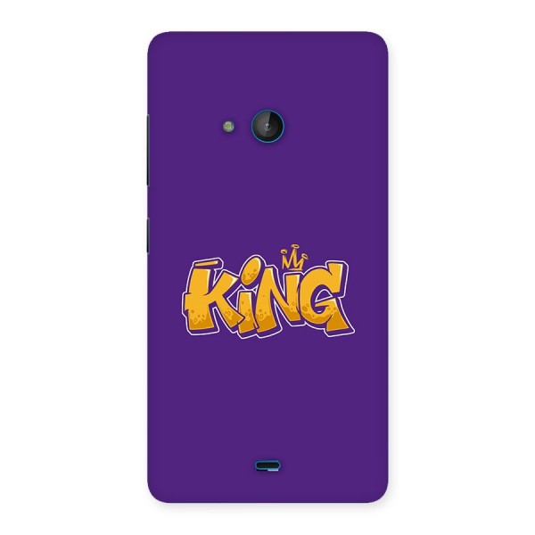 The Royal King Back Case for Lumia 540