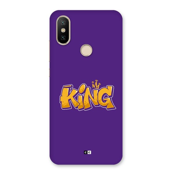 The Royal King Back Case for Mi A2