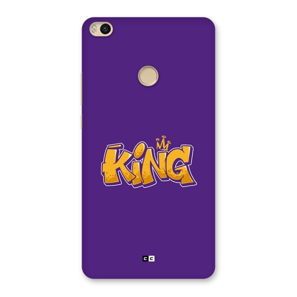 The Royal King Back Case for Mi Max 2