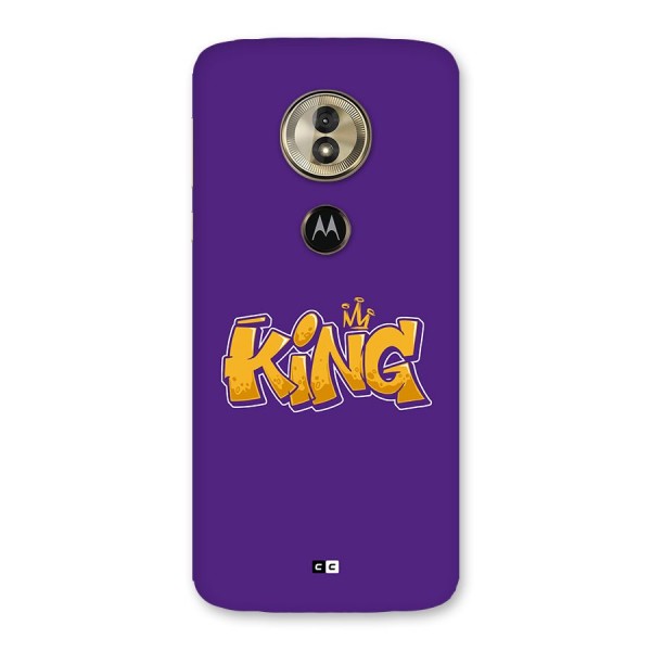 The Royal King Back Case for Moto G6 Play