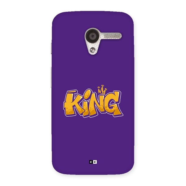 The Royal King Back Case for Moto X