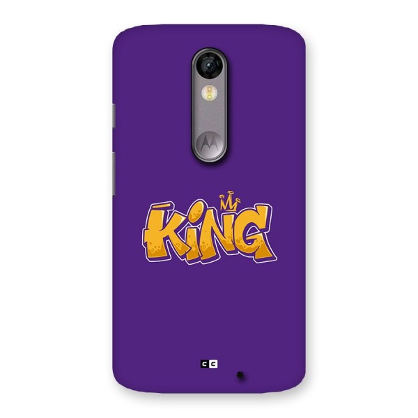 The Royal King Back Case for Moto X Force