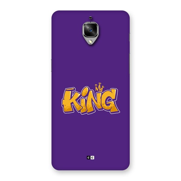 The Royal King Back Case for OnePlus 3T