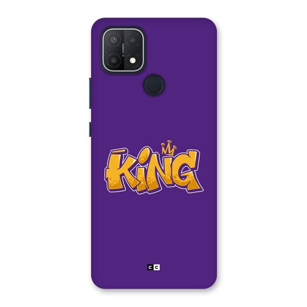 The Royal King Back Case for Oppo A15