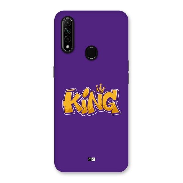 The Royal King Back Case for Oppo A31