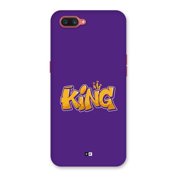 The Royal King Back Case for Oppo A3s