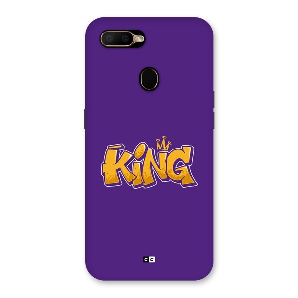 The Royal King Back Case for Oppo A5s