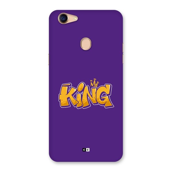 The Royal King Back Case for Oppo F5