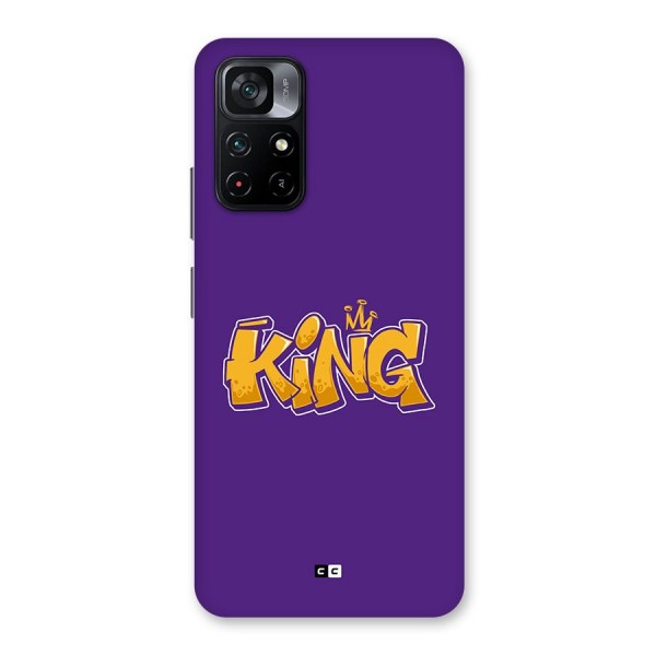 The Royal King Back Case for Poco M4 Pro 5G