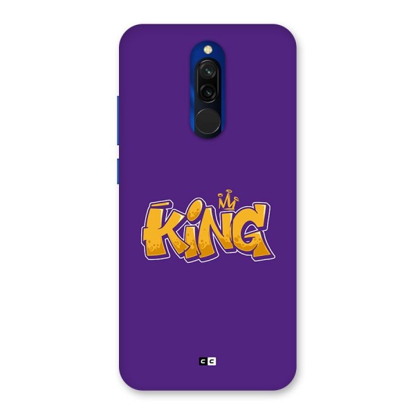 The Royal King Back Case for Redmi 8