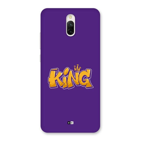 The Royal King Back Case for Redmi 8A Dual