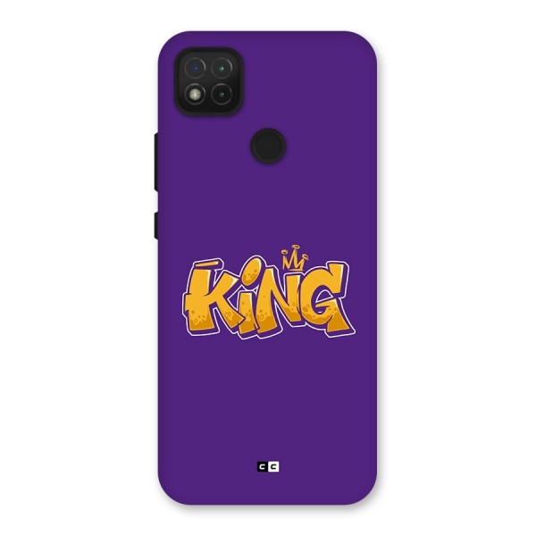 The Royal King Back Case for Redmi 9