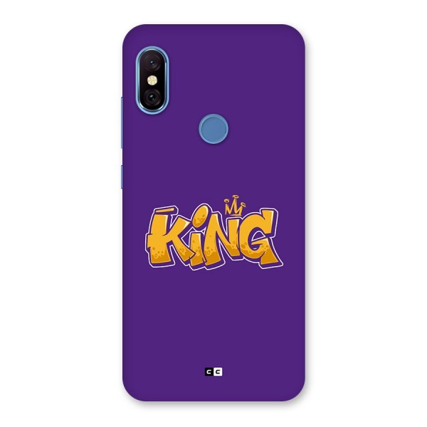 The Royal King Back Case for Redmi Note 6 Pro