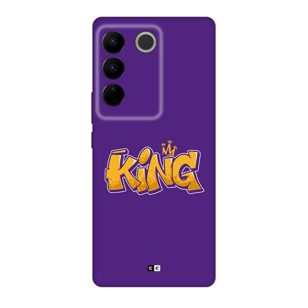 The Royal King Back Case for Vivo V27