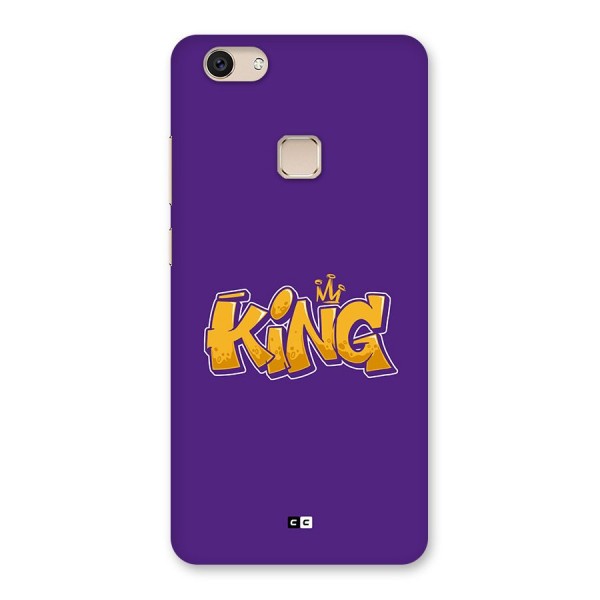 The Royal King Back Case for Vivo V7