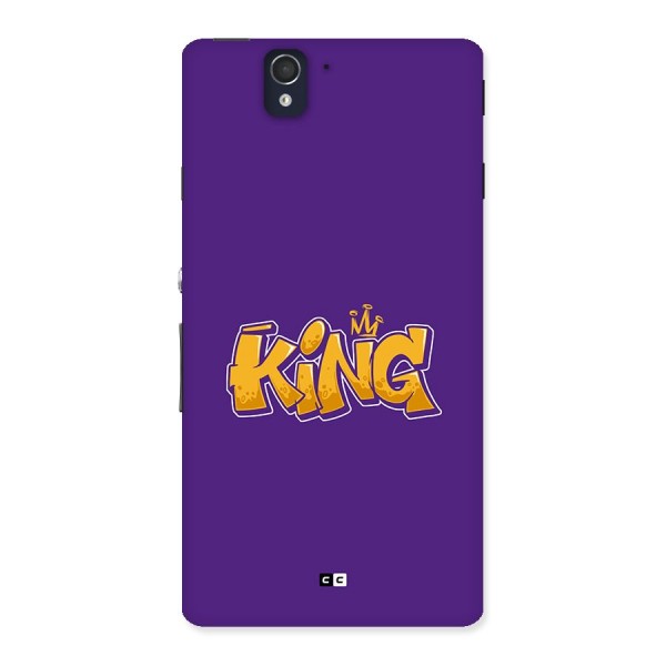 The Royal King Back Case for Xperia Z