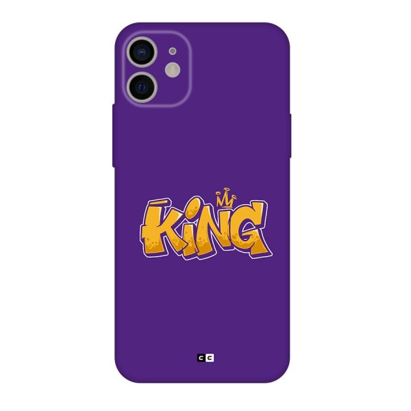 The Royal King Back Case for iPhone 11