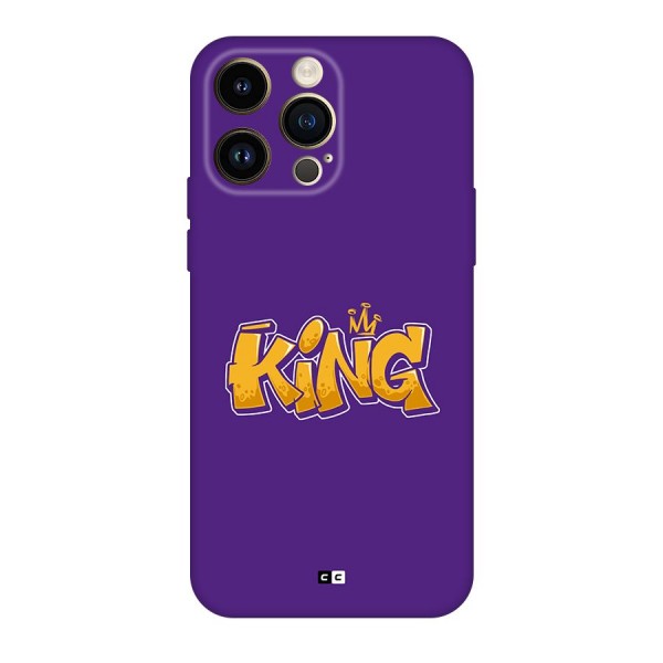 The Royal King Back Case for iPhone 14 Pro Max